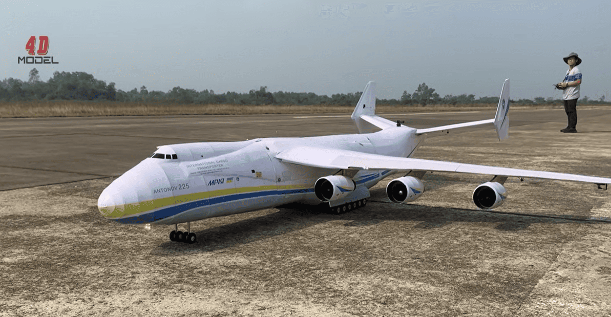 Antonov An-225 Mriya – Máy Bay Mô Hình Khổng Lồ Được Chế Tạo Bởi 4D Model