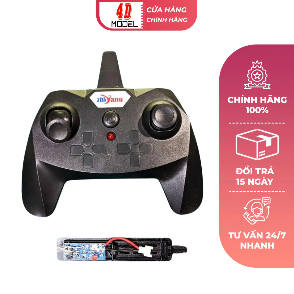 Điều Khiển & Mạch Thu Sóng Zy 530 Hàng Zin & Mới Đi Kèm Máy Bay - 4DMODEL