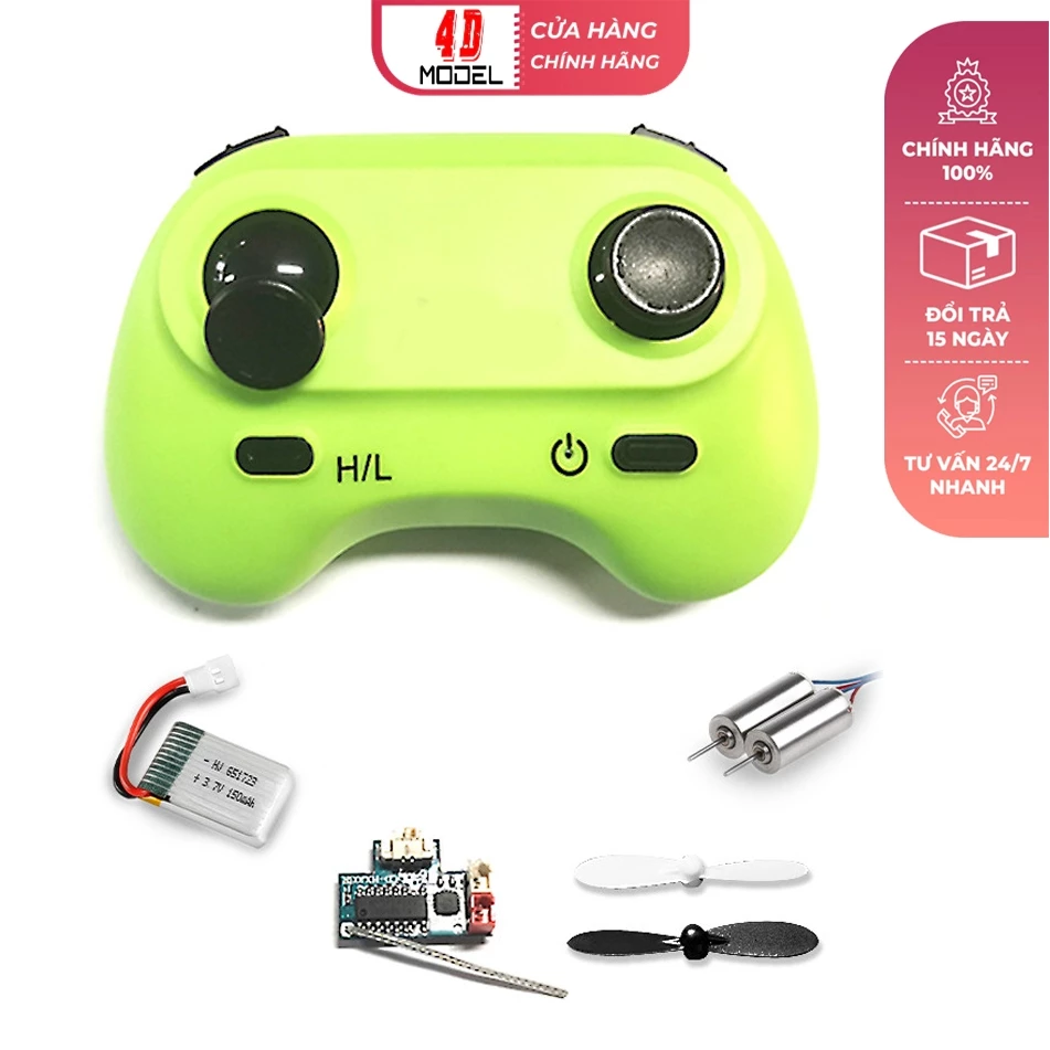 Combo Đồ Điện 2 Kênh Giá Rẻ Dùng Chế Tạo Máy Bay Điều Khiển Mini 100-150m - 4DMODEL ZY 320